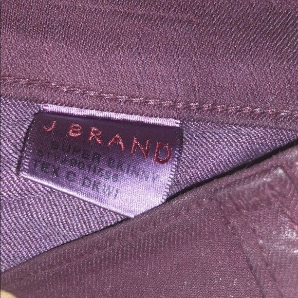 J Brand Super Skinny Tex C Waxed Jeans - Picture 4 of 10